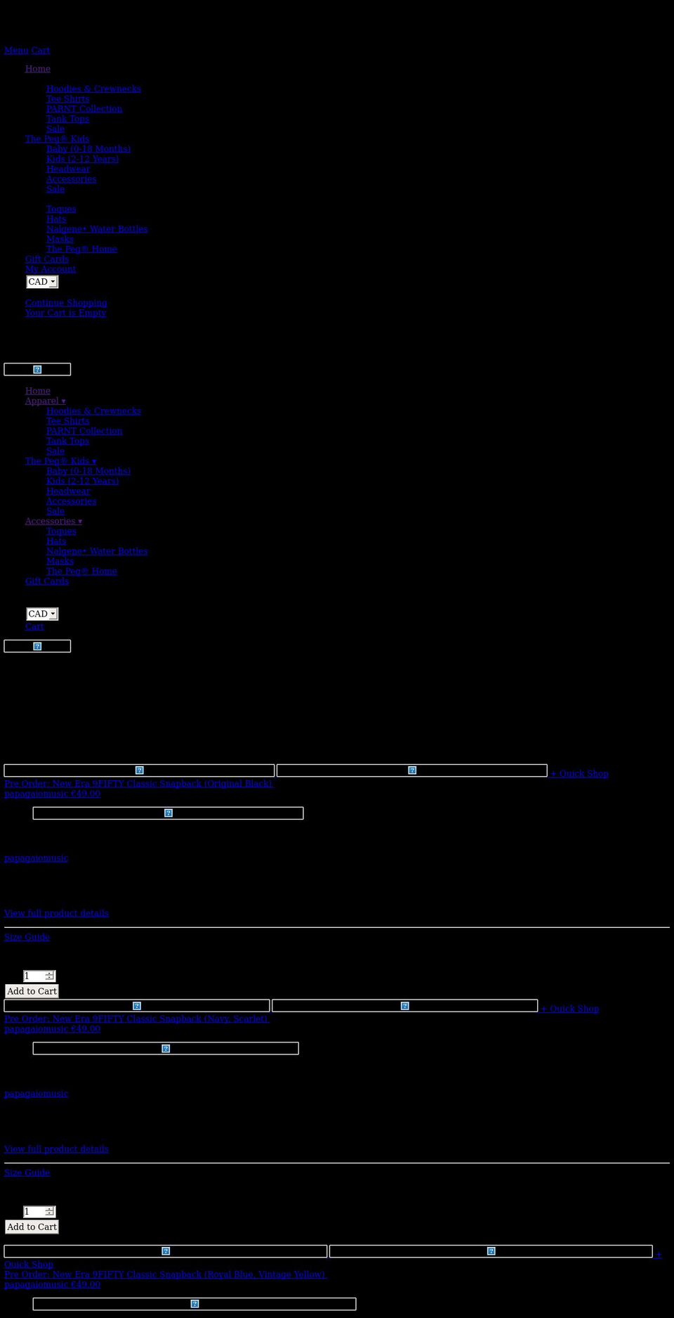 papagaiomusic.com shopify website screenshot