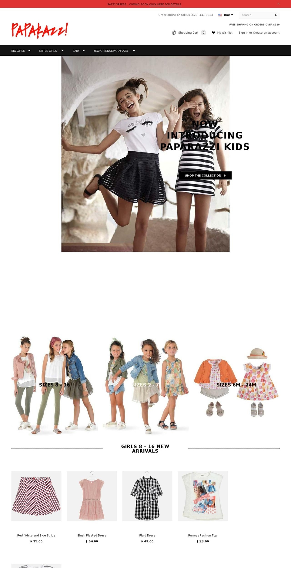 paparazziatl.com — Shopify storefront screenshot