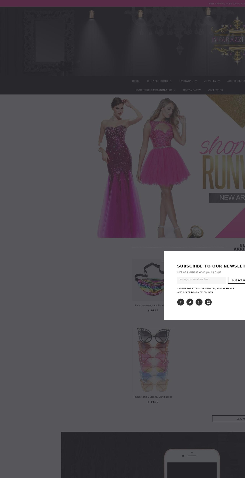 paparazziready.com — Shopify storefront screenshot