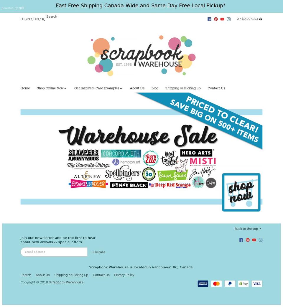 paperandtwinekits.com — Shopify storefront screenshot