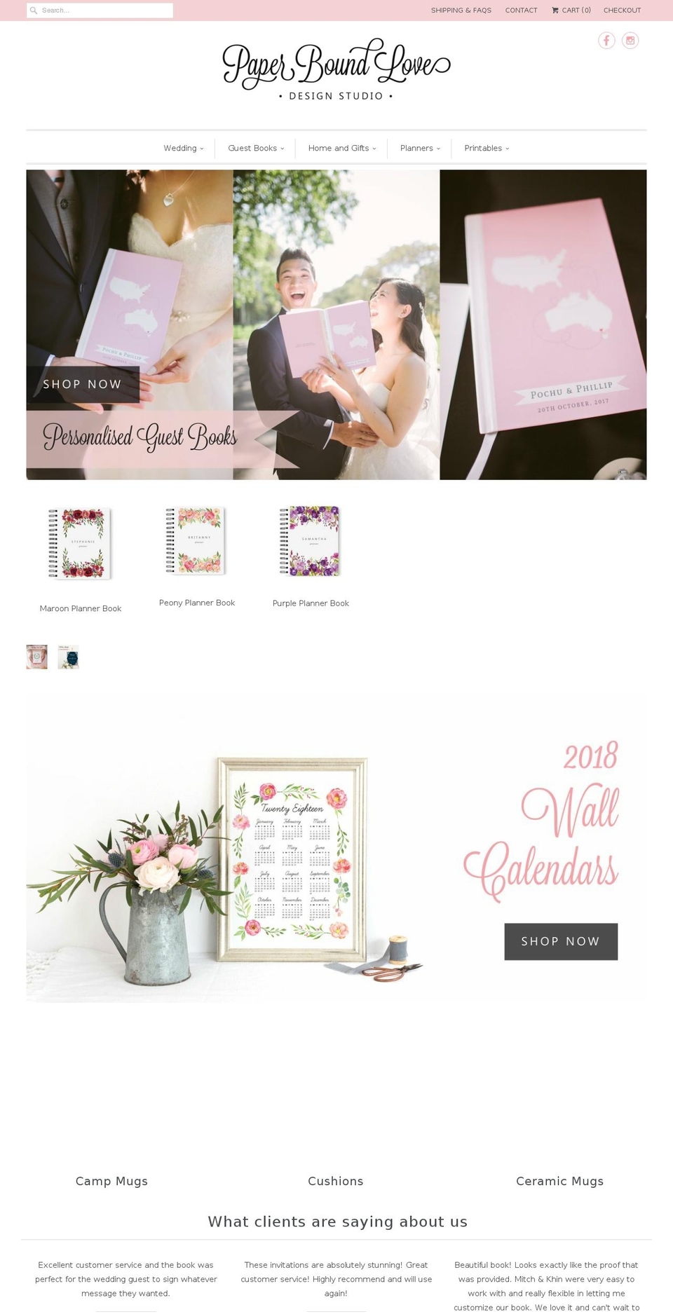 paperboundlove.com.au shopify website screenshot