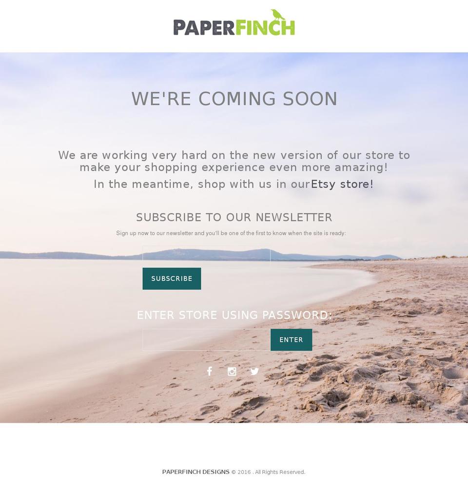 yourstore-v2-0-2 Shopify theme site example paperfinch.com