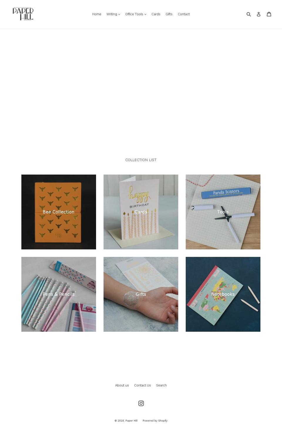 paperhill.net shopify website screenshot