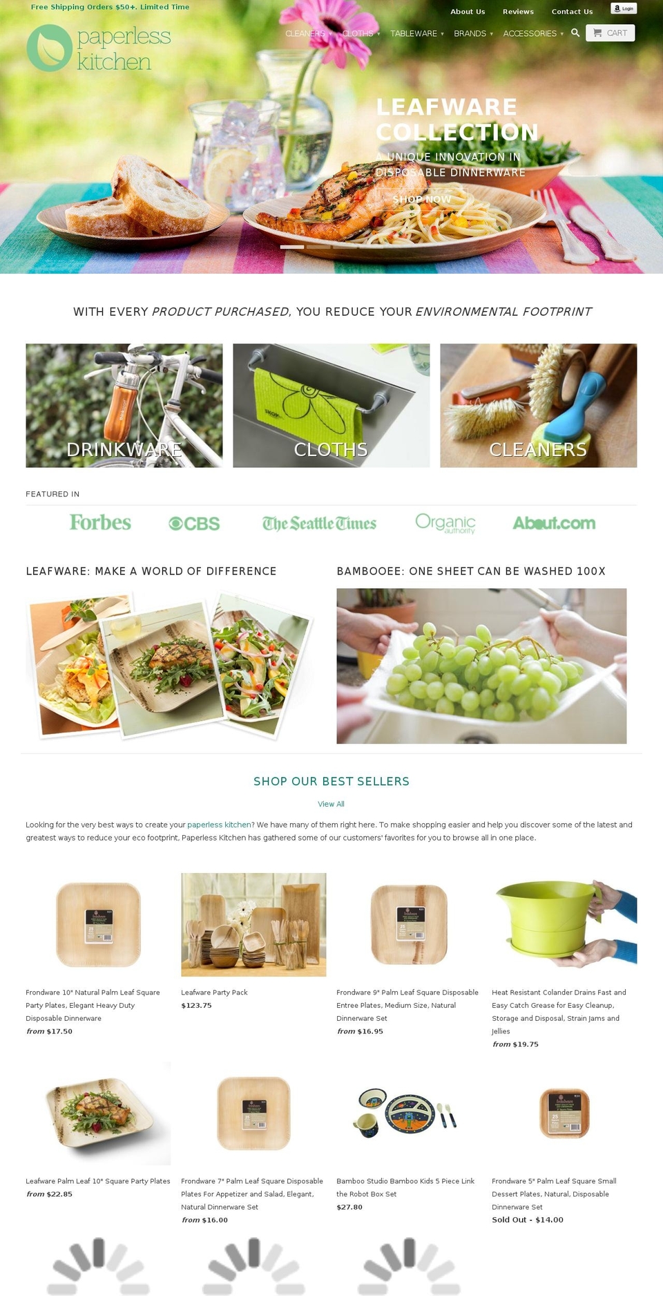 paperlesskitchen.info shopify website screenshot