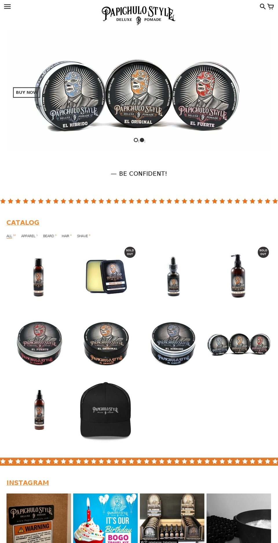 papichulostyle.com shopify website screenshot