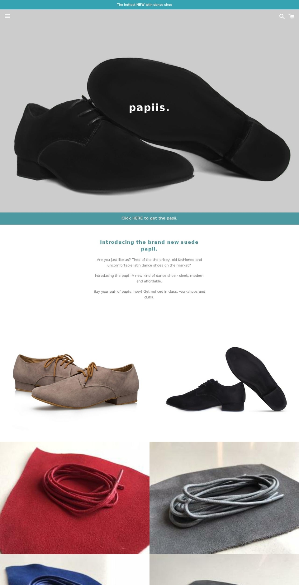 papiis.com — Shopify storefront screenshot