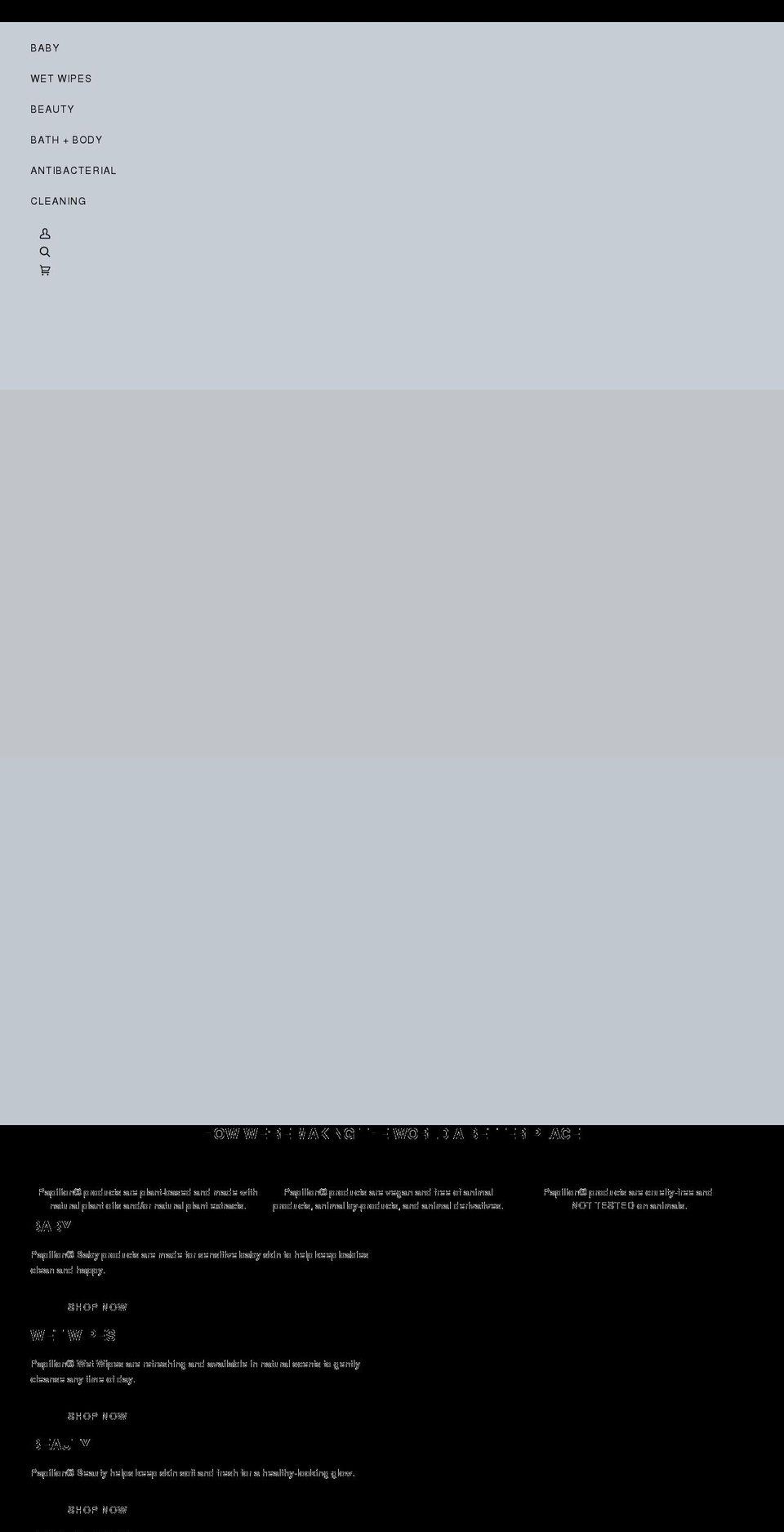 papilionusa.com shopify website screenshot