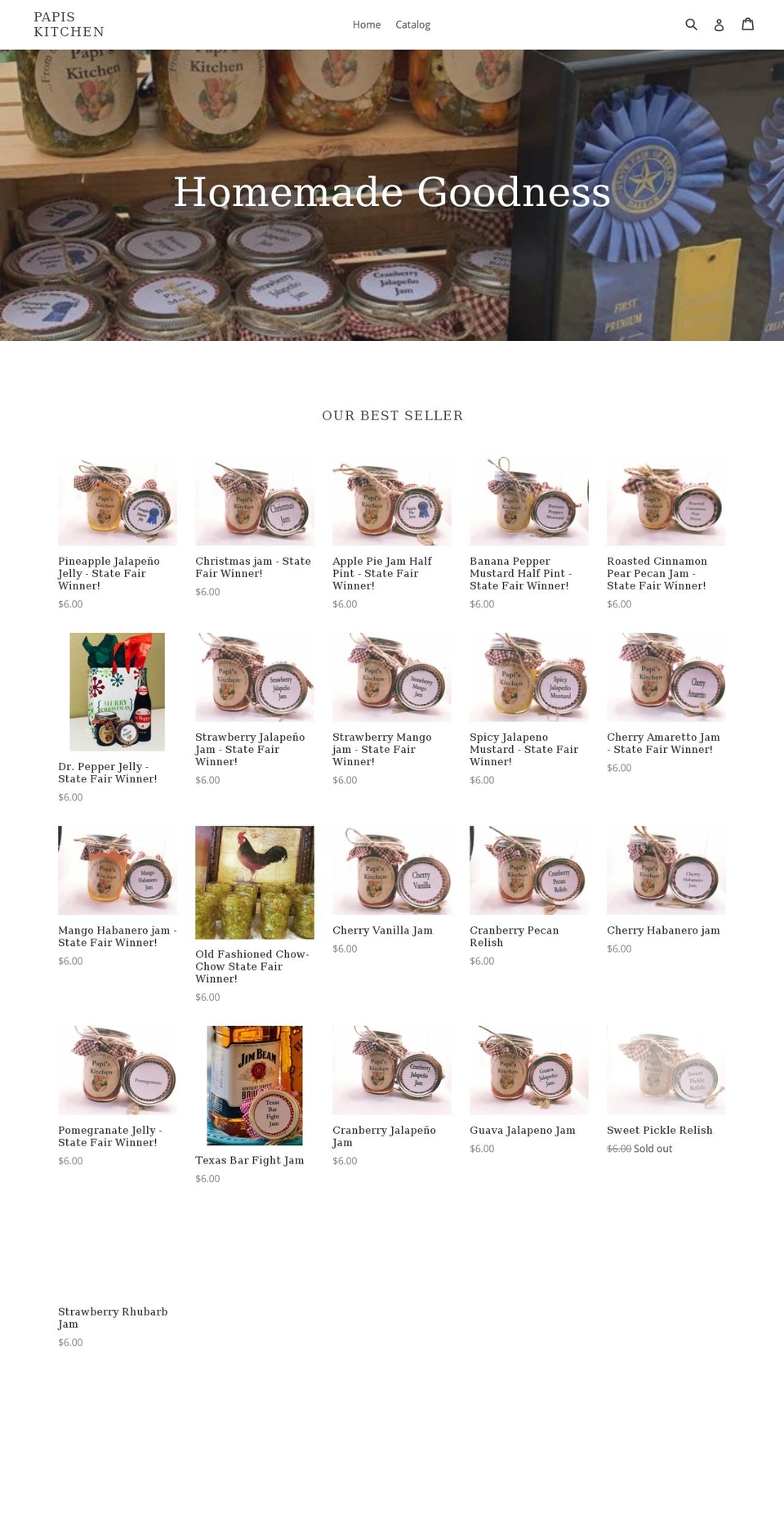 papis-kitchen.com — Shopify storefront screenshot