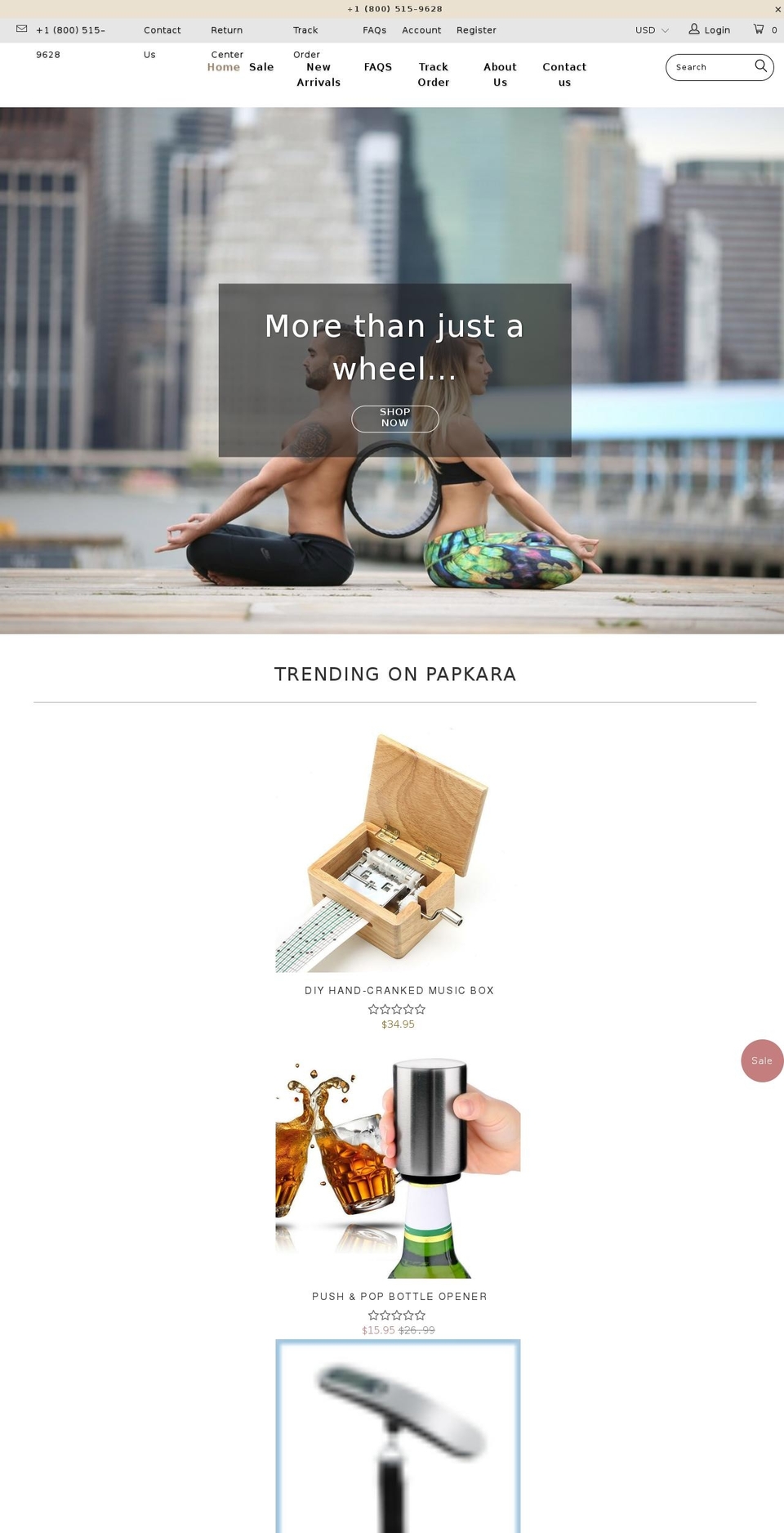 PAPKARA.COM-January-17-2018-June-5-2018 Shopify theme site example papkara.com