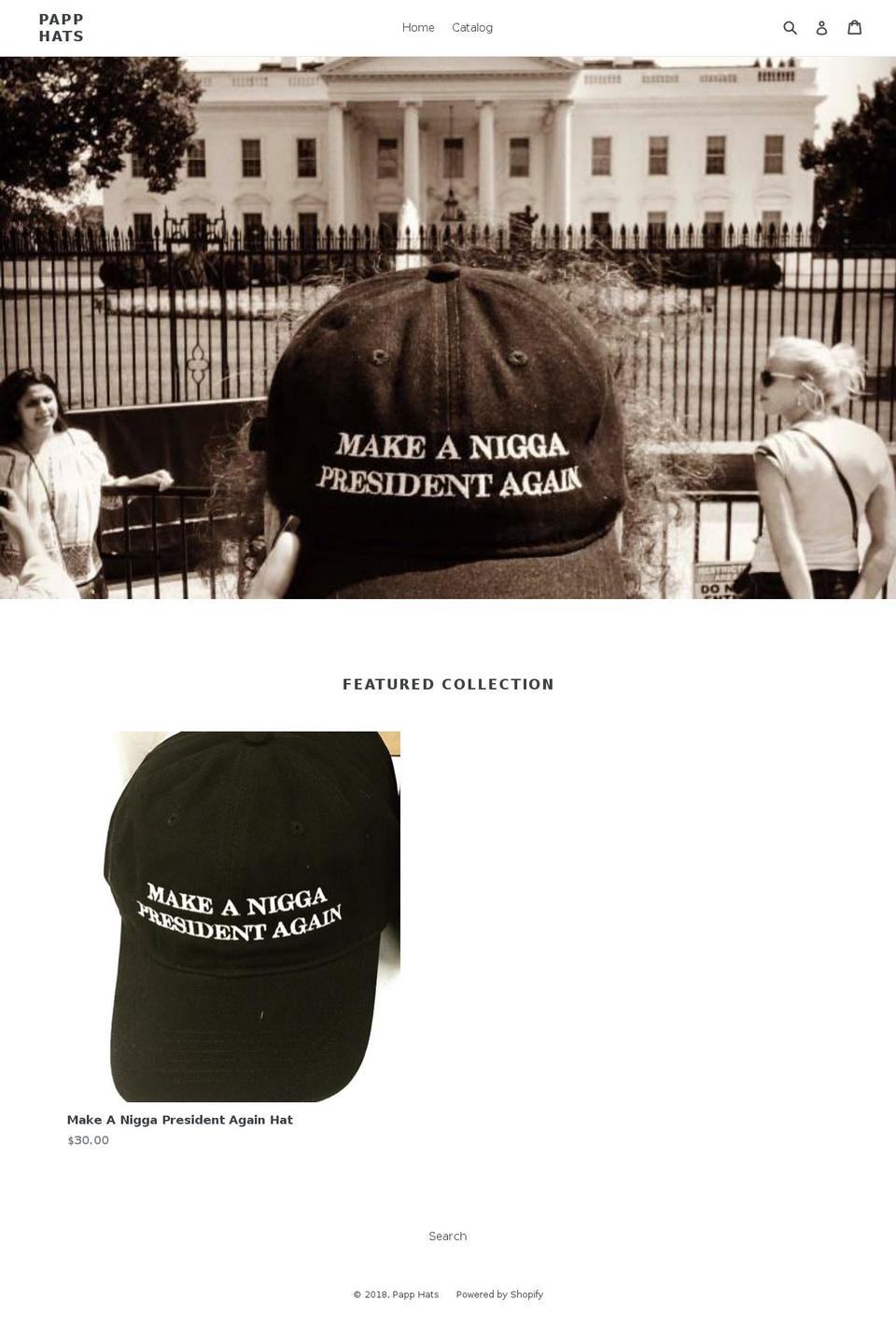 papphats.com — Shopify storefront screenshot