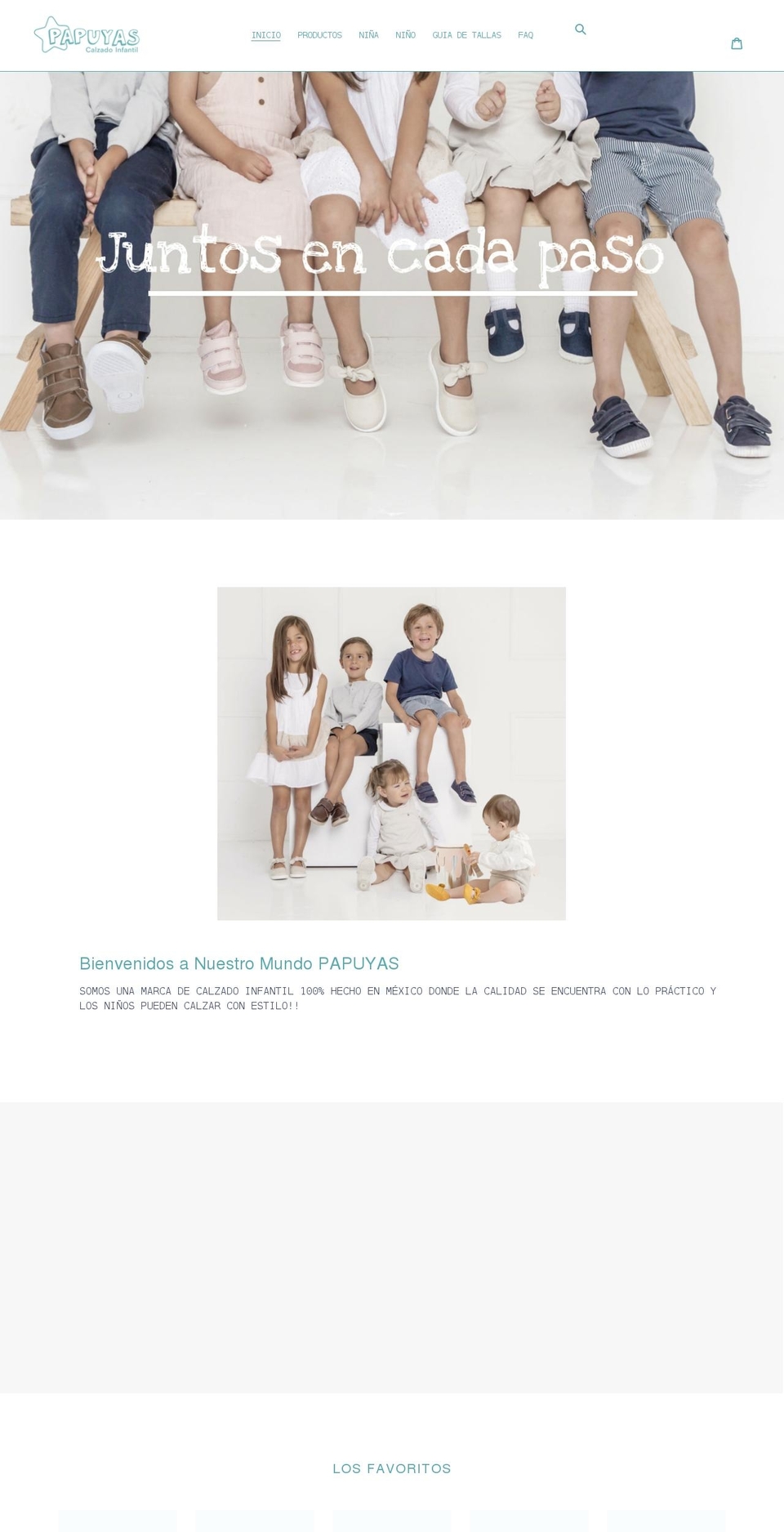 papuyas.shop shopify website screenshot