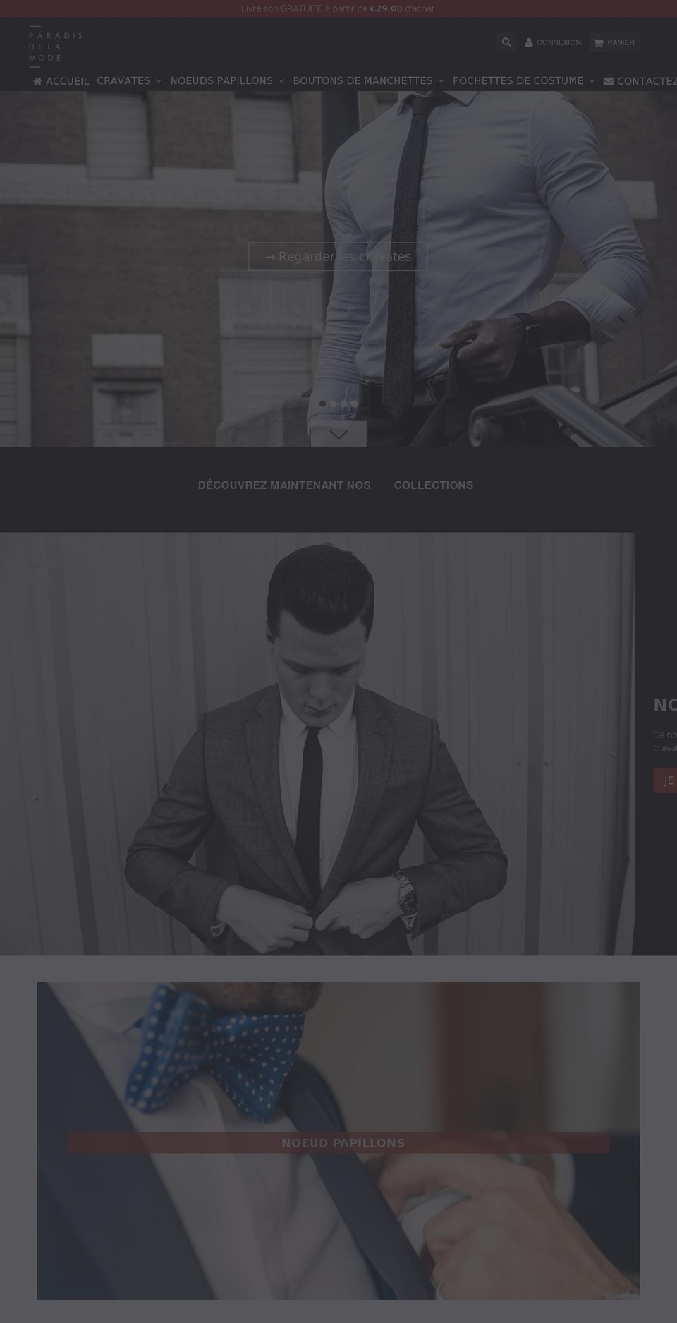 speedfly-1-10-1 Shopify theme site example paradisdelamode.com