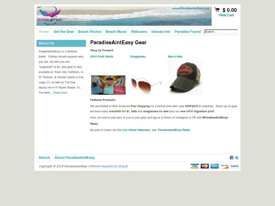 Copy of Expo Shopify theme site example paradiseainteasy.com