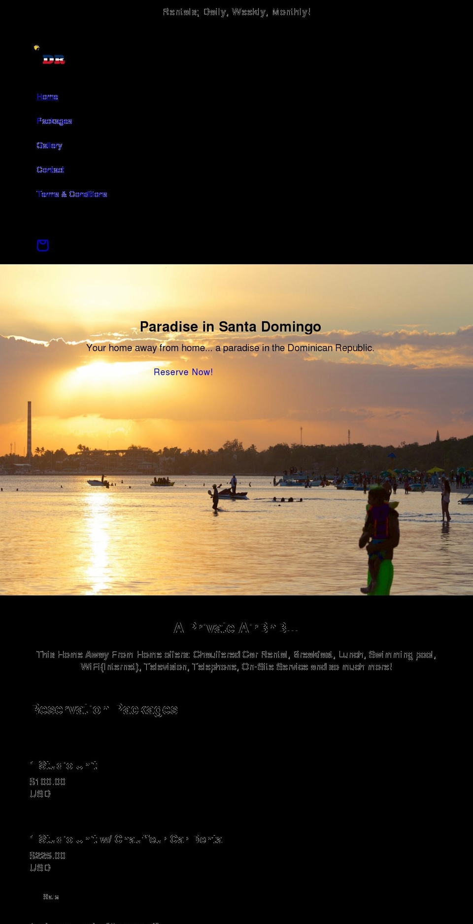 paradiseindr.com shopify website screenshot