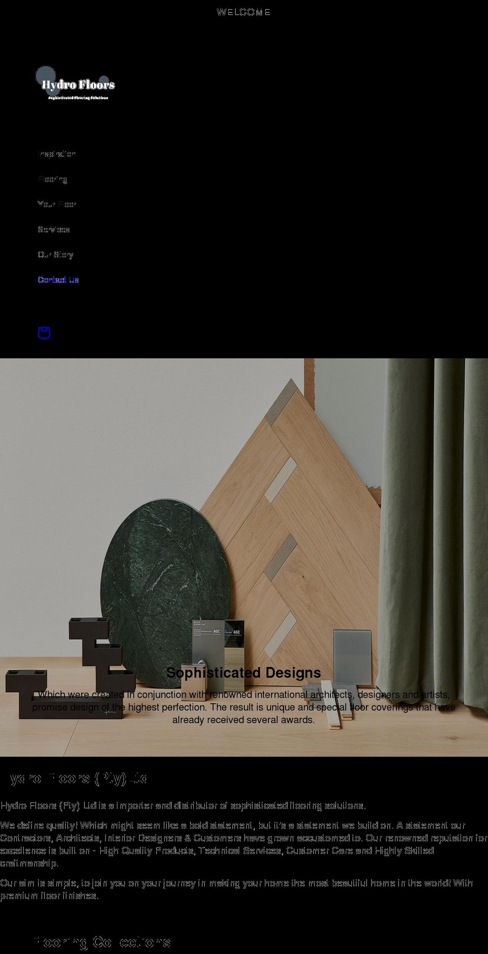 parador.co.za shopify website screenshot