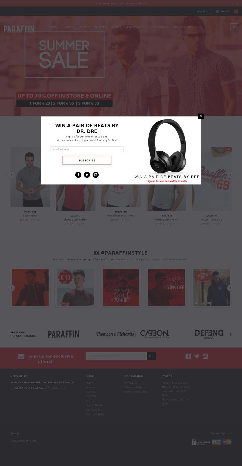 evolve-theme-package-1-0-0 Shopify theme site example paraffinstore.com