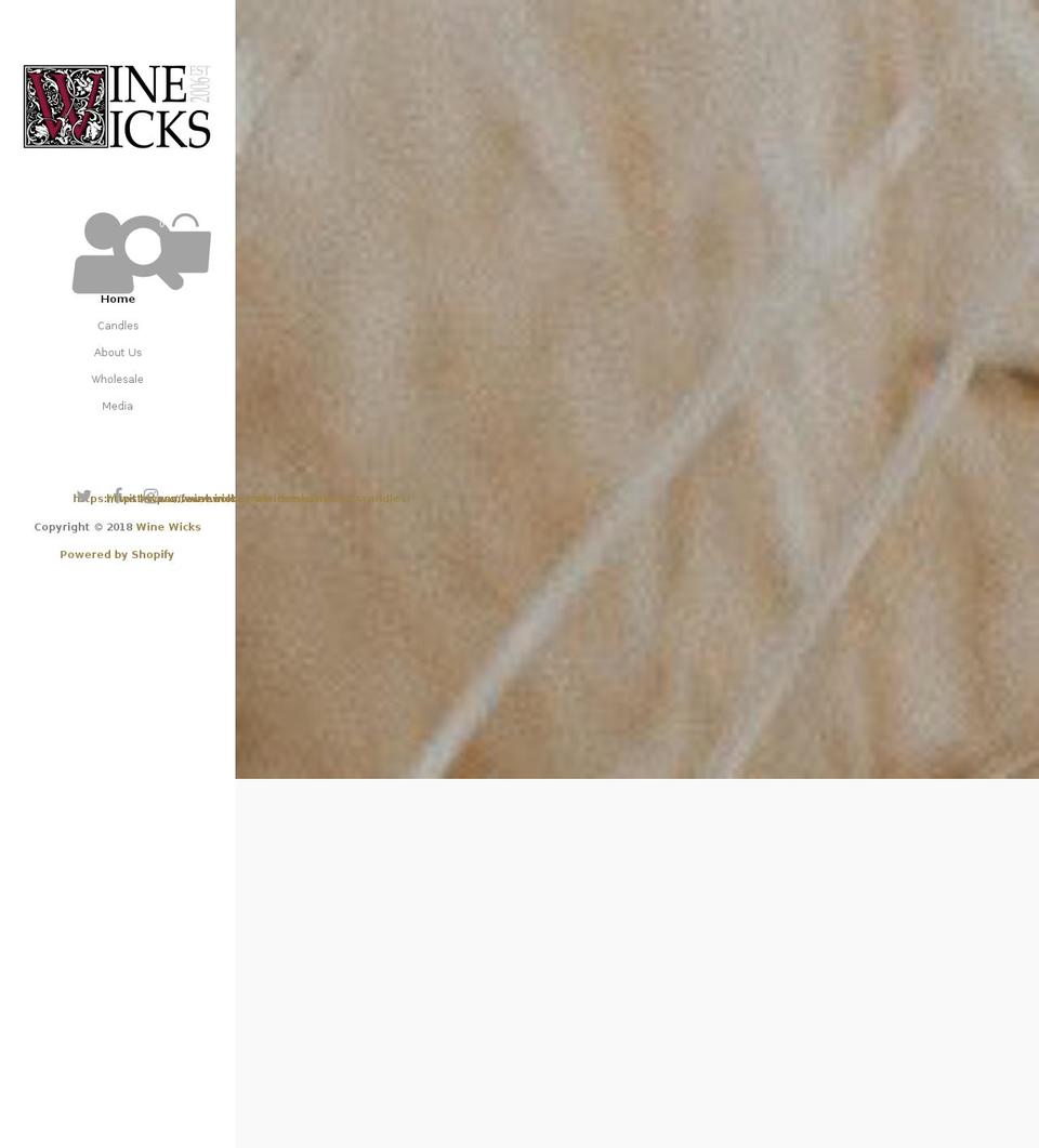 paraffinwaxcandles.com — Shopify storefront screenshot