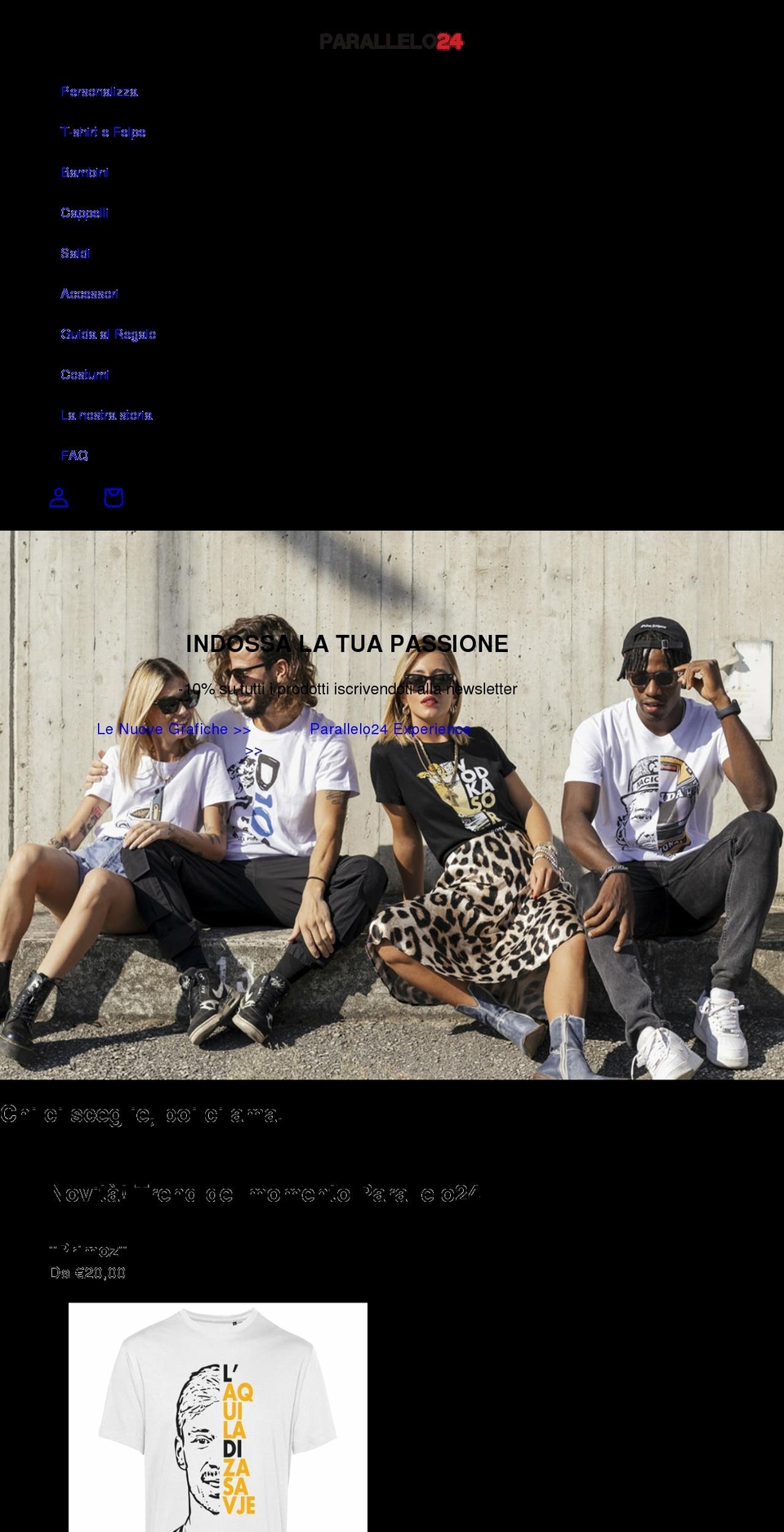 parallelo24.com shopify website screenshot