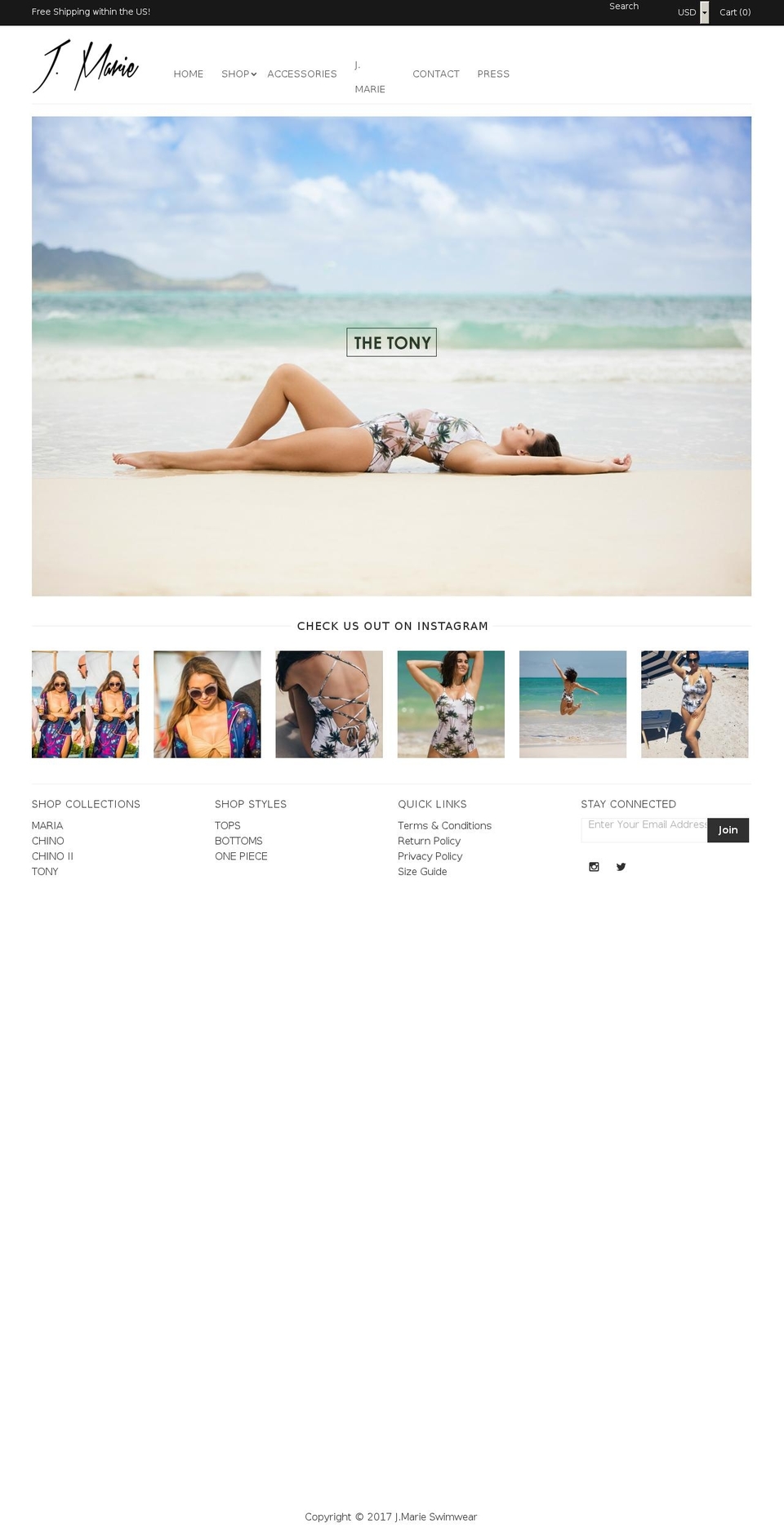 paramaswimwear.com shopify website screenshot