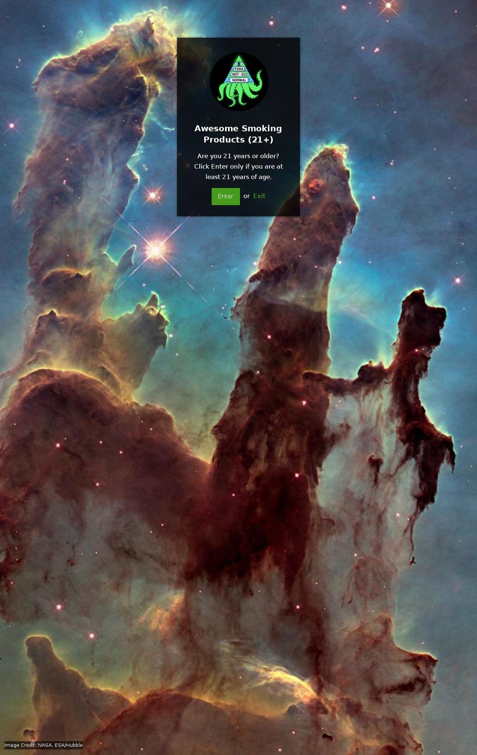paranotsonormal.com — Shopify storefront screenshot