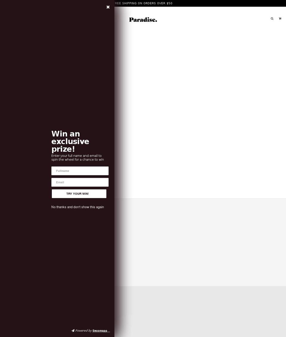 paraoutfitters.com — Shopify storefront screenshot