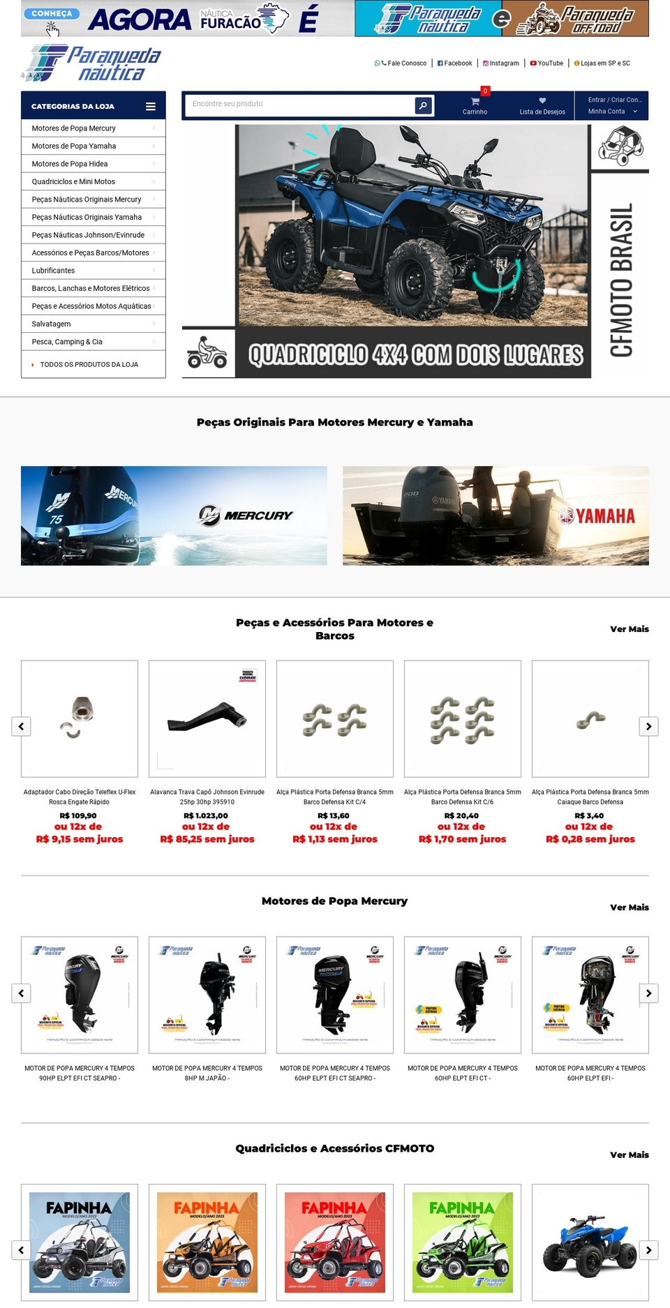 minimart-theme-source Shopify theme site example paraquedanautica.com.br