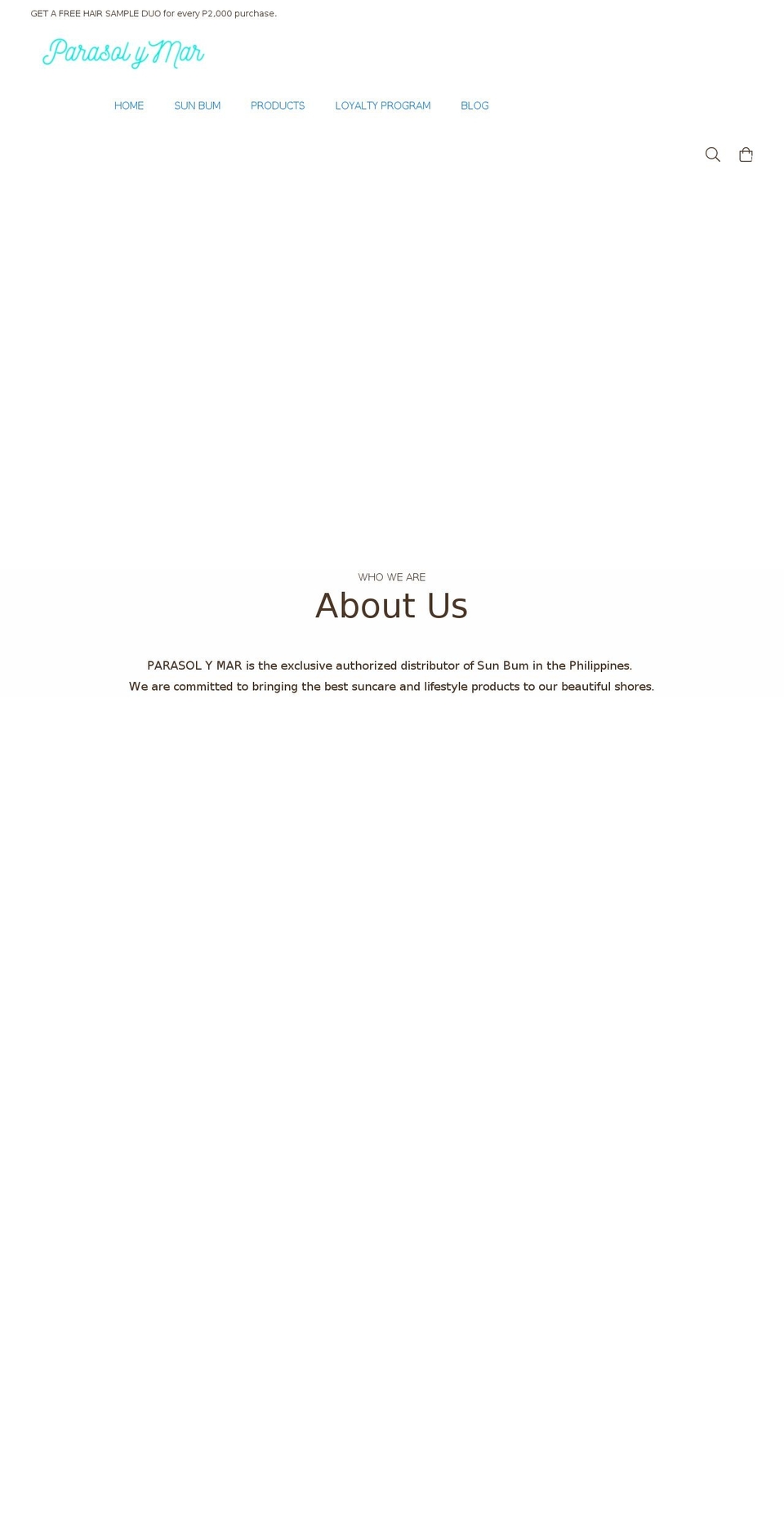 parasolymar.com — Shopify storefront screenshot