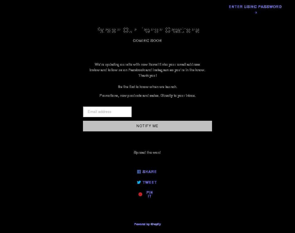 pardonourfrenchcreations.com shopify website screenshot