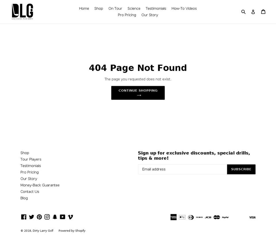 parentsagainstpoorputting.com shopify website screenshot