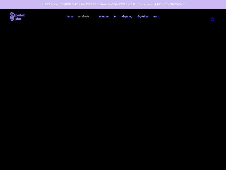 parfaitpins.com shopify website screenshot