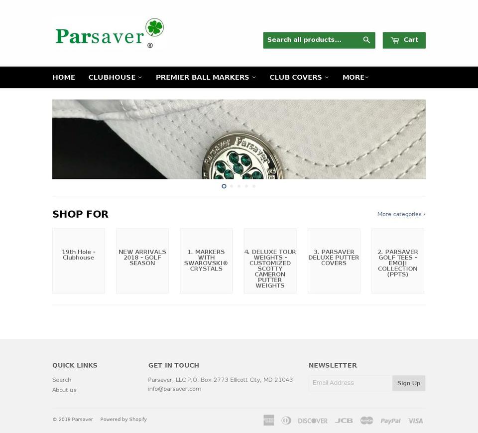 pargear.com — Shopify storefront screenshot
