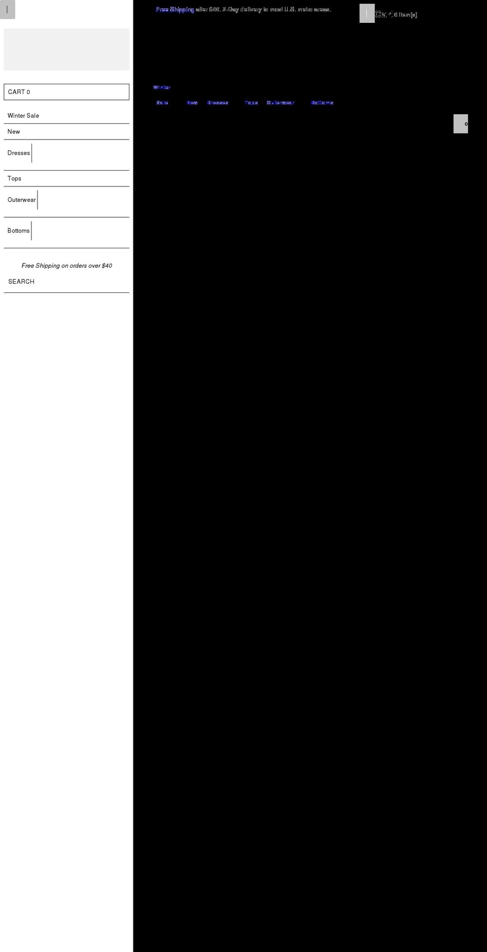 parisgirlscollection.com shopify website screenshot