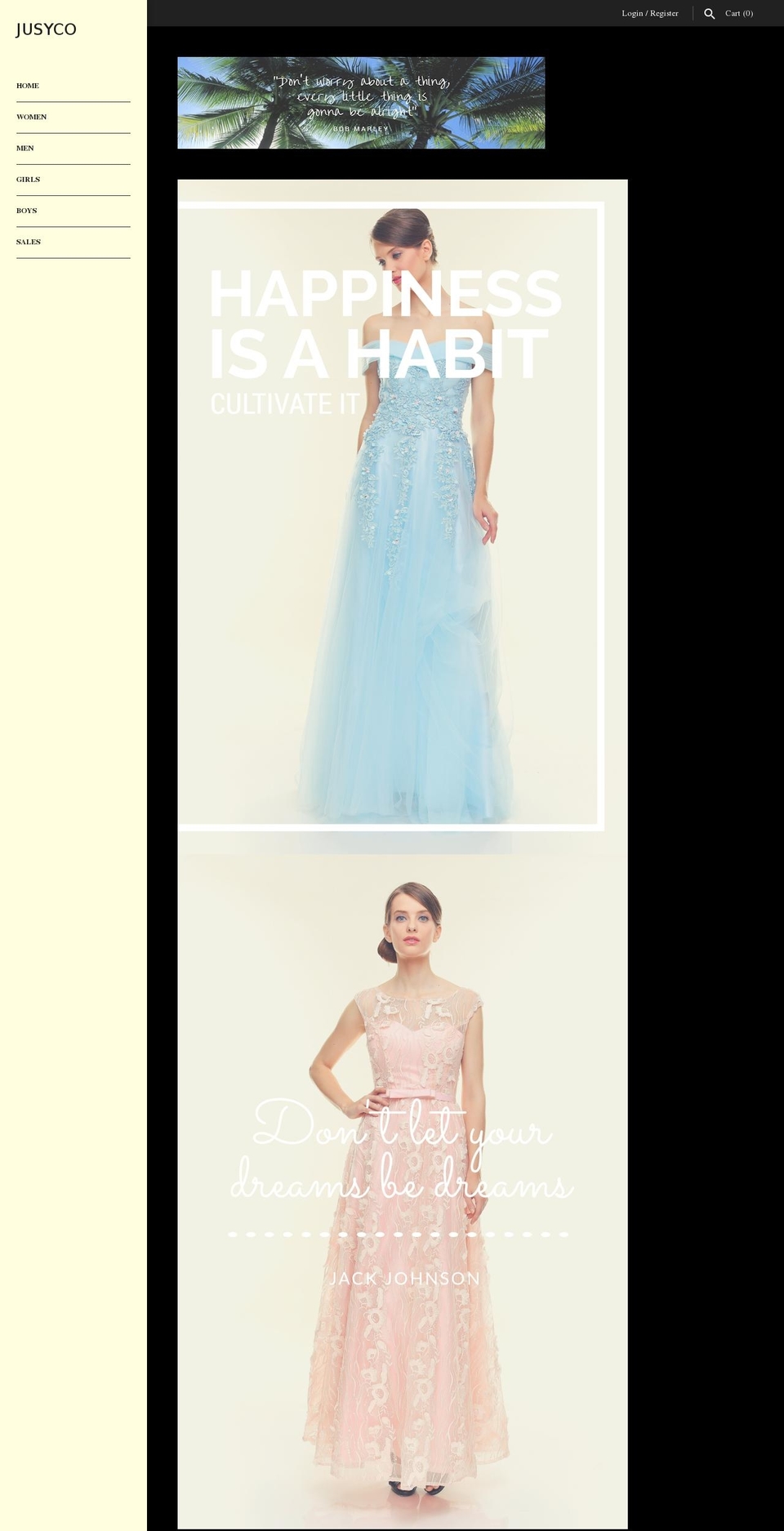 parishkids.com shopify website screenshot