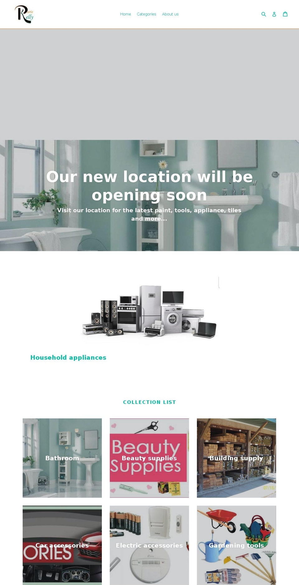 pariskellyroatan.com — Shopify storefront screenshot