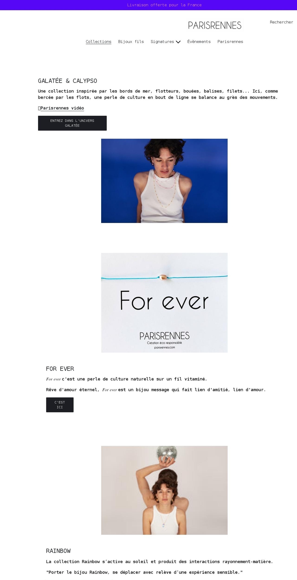 parisrennes.com shopify website screenshot