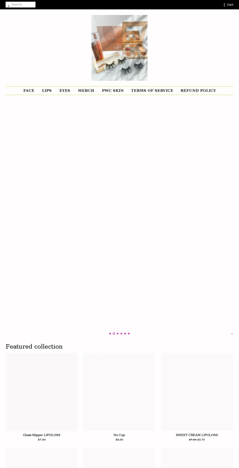pariswhitfieldcollection.com shopify website screenshot