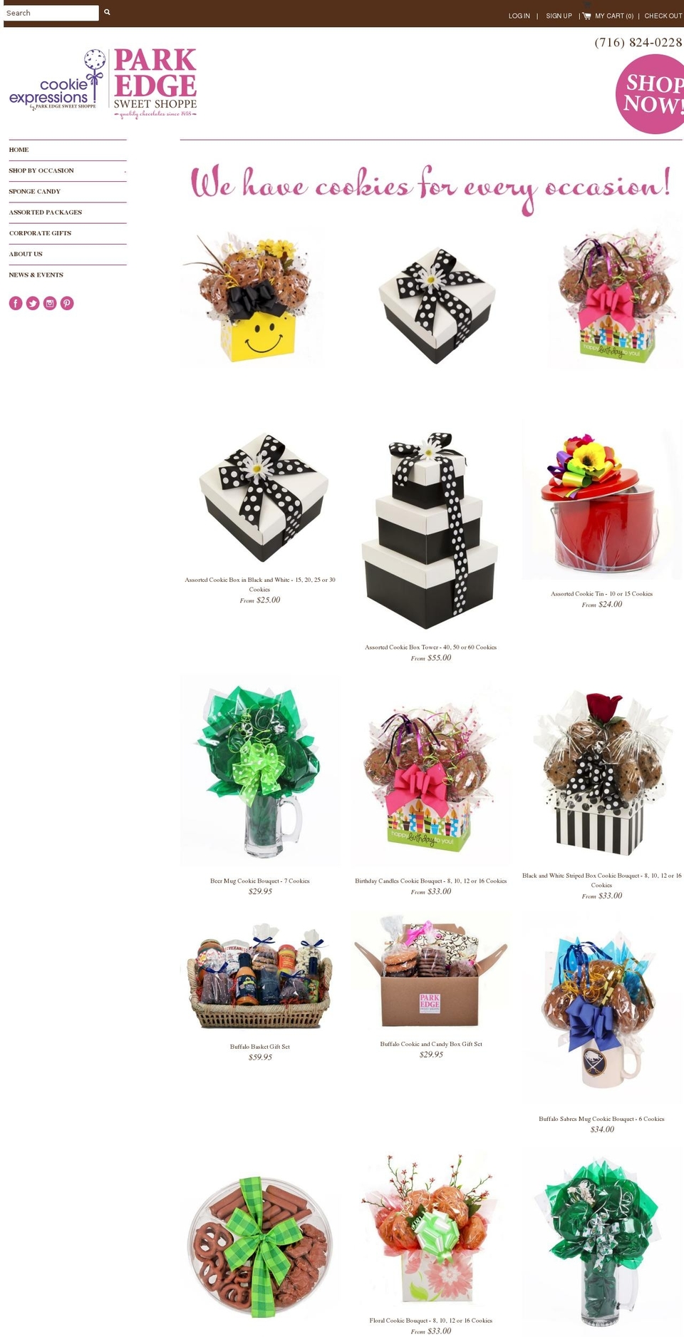 Copy of PESS Shopify theme site example parkedgesweetshop.com