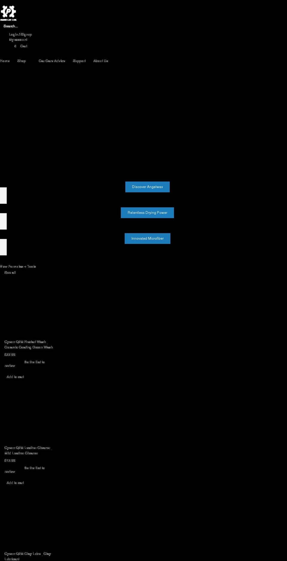 parkscarcare.net shopify website screenshot
