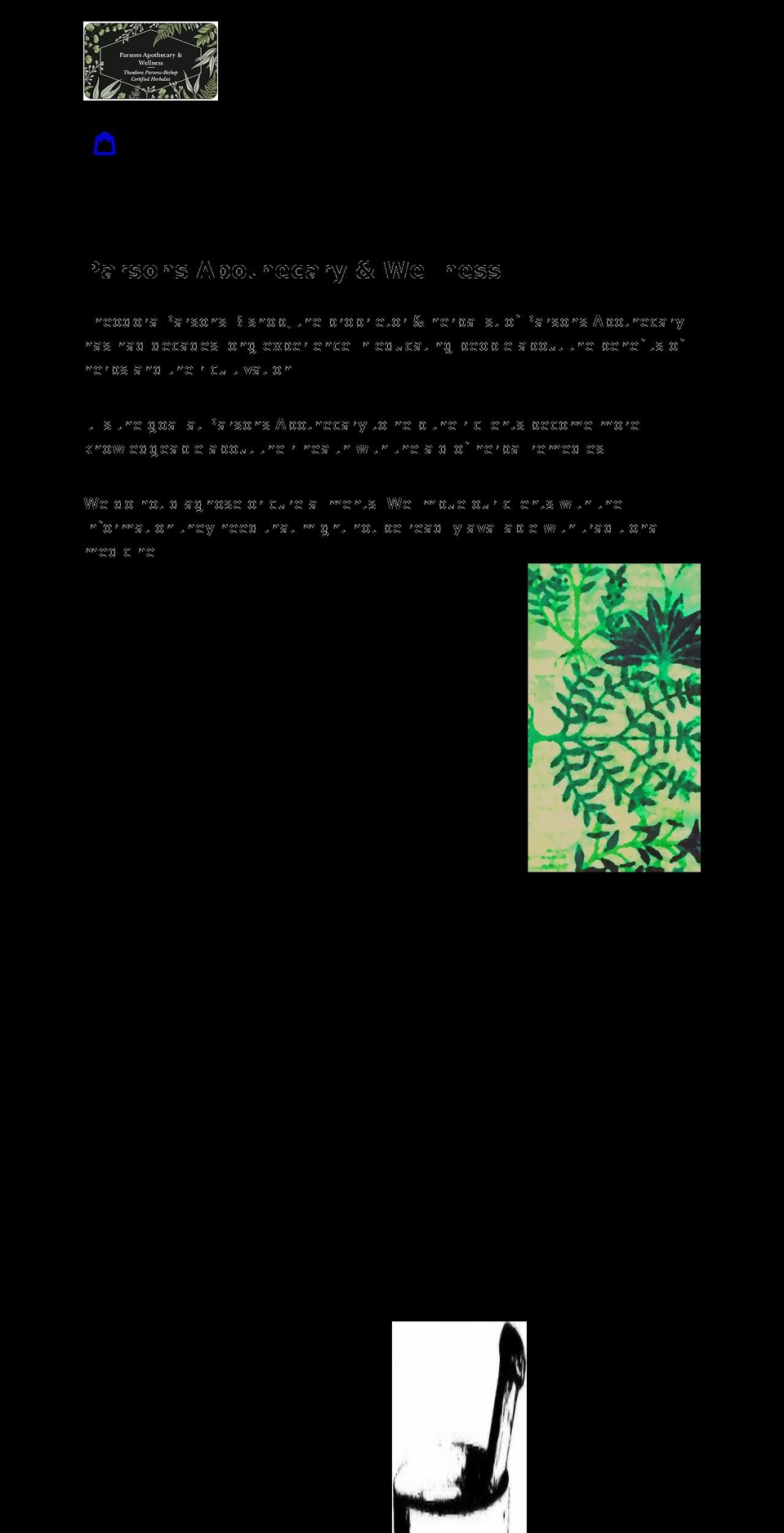 parsonsapothecary.com shopify website screenshot