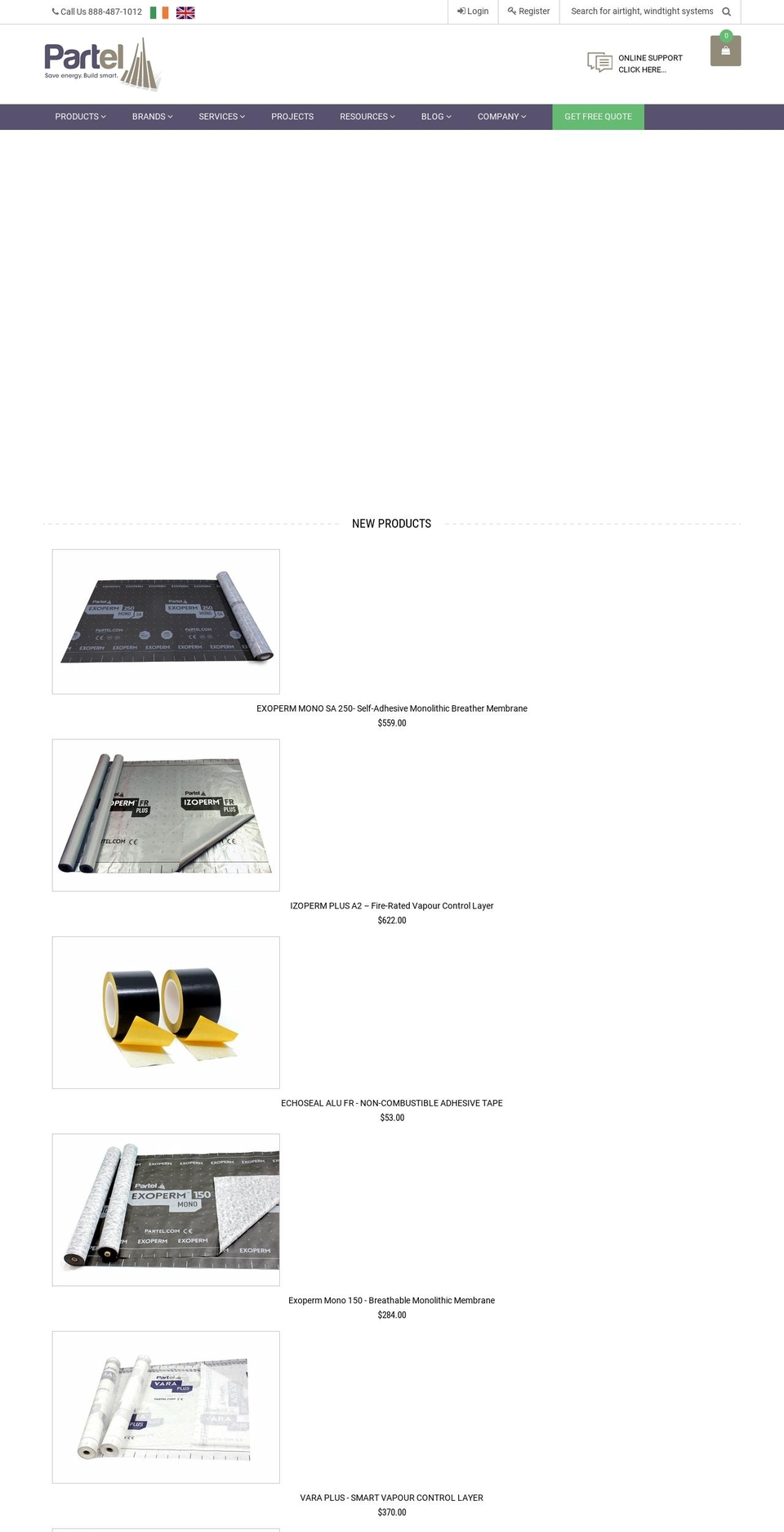 famiza-demo- Shopify theme site example partel.com
