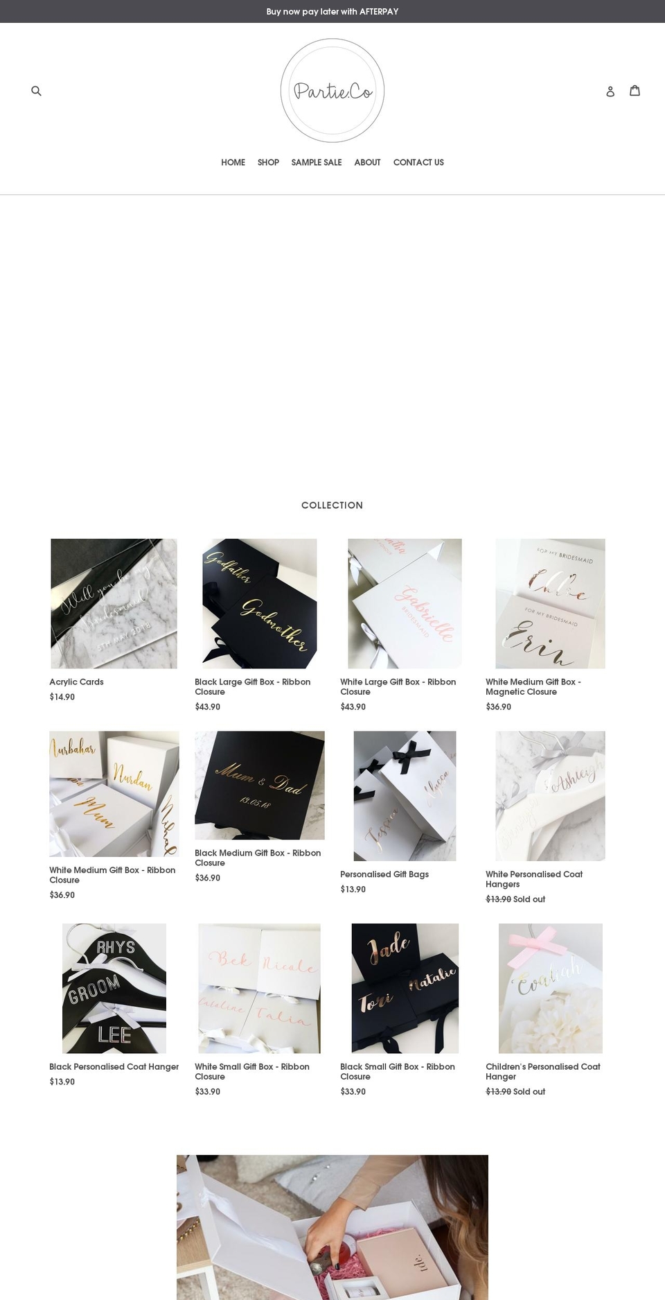 partieco.com — Shopify storefront screenshot