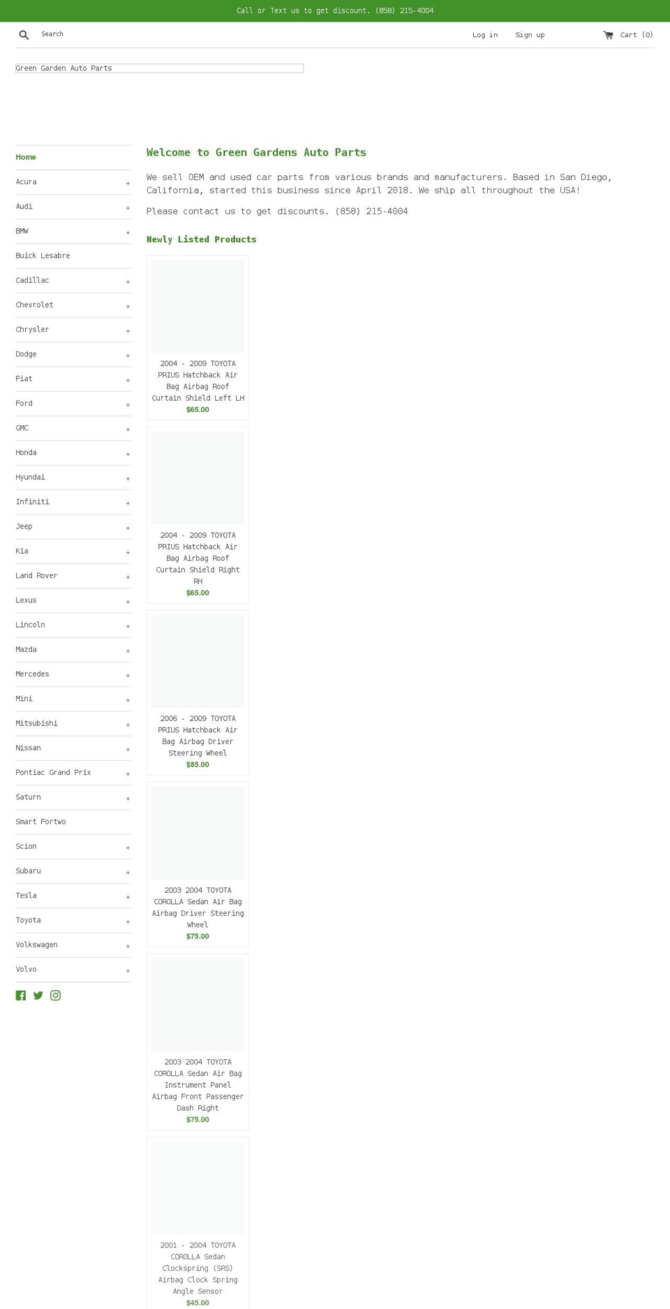 partpartpart.com shopify website screenshot