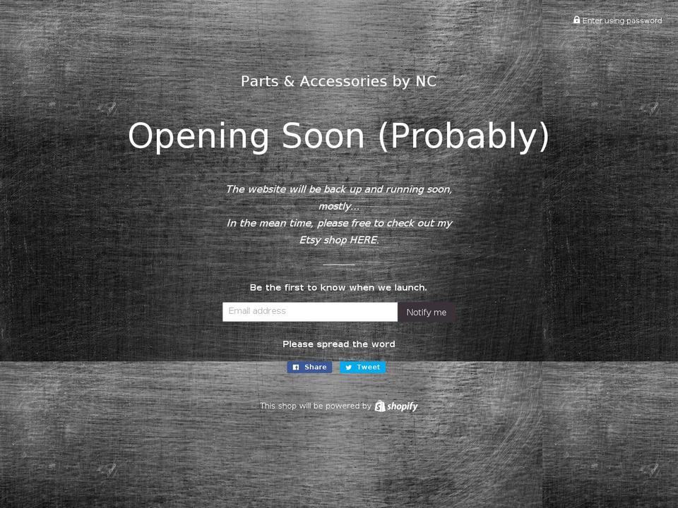 partsbync.com shopify website screenshot