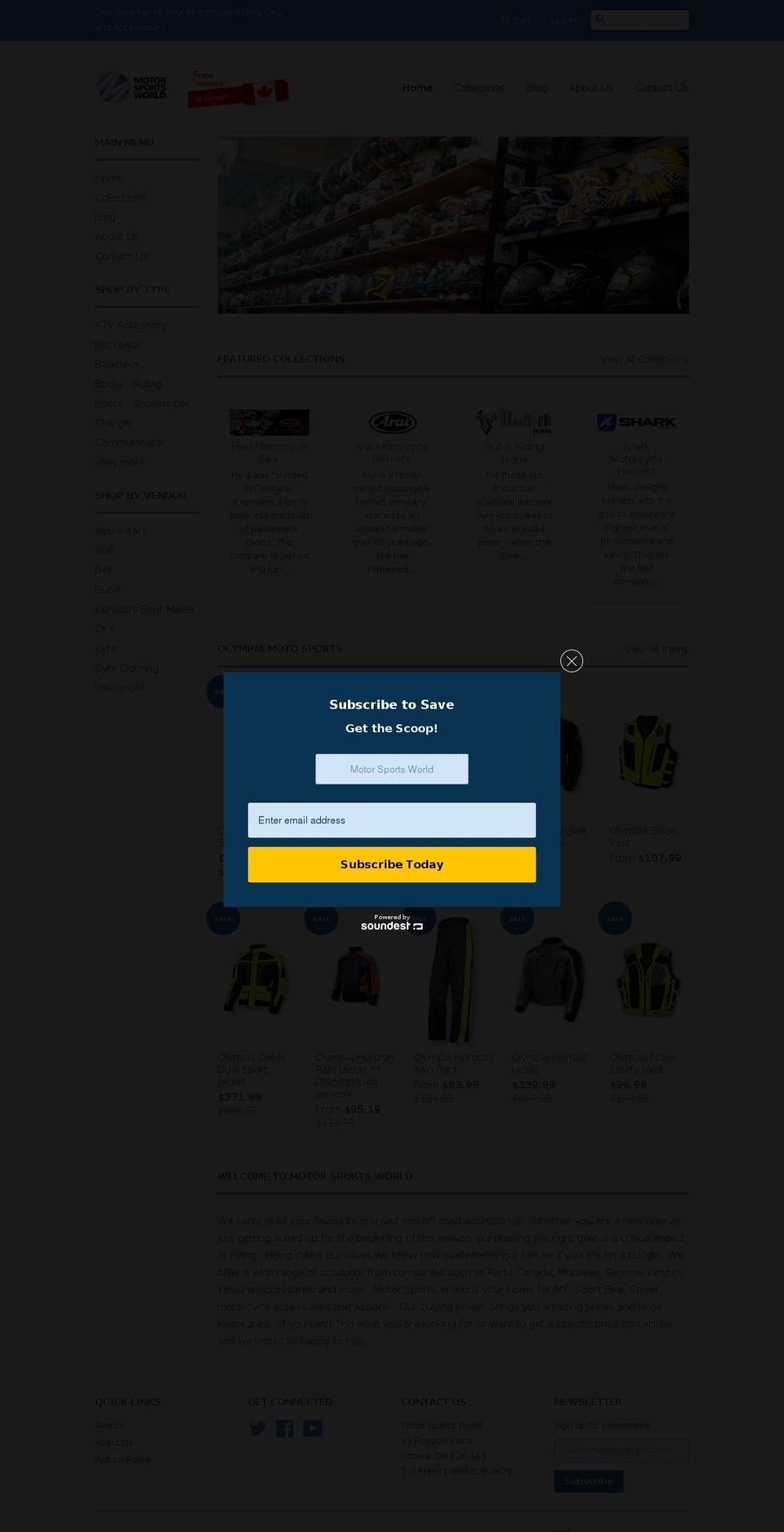 partsdepot.com shopify website screenshot