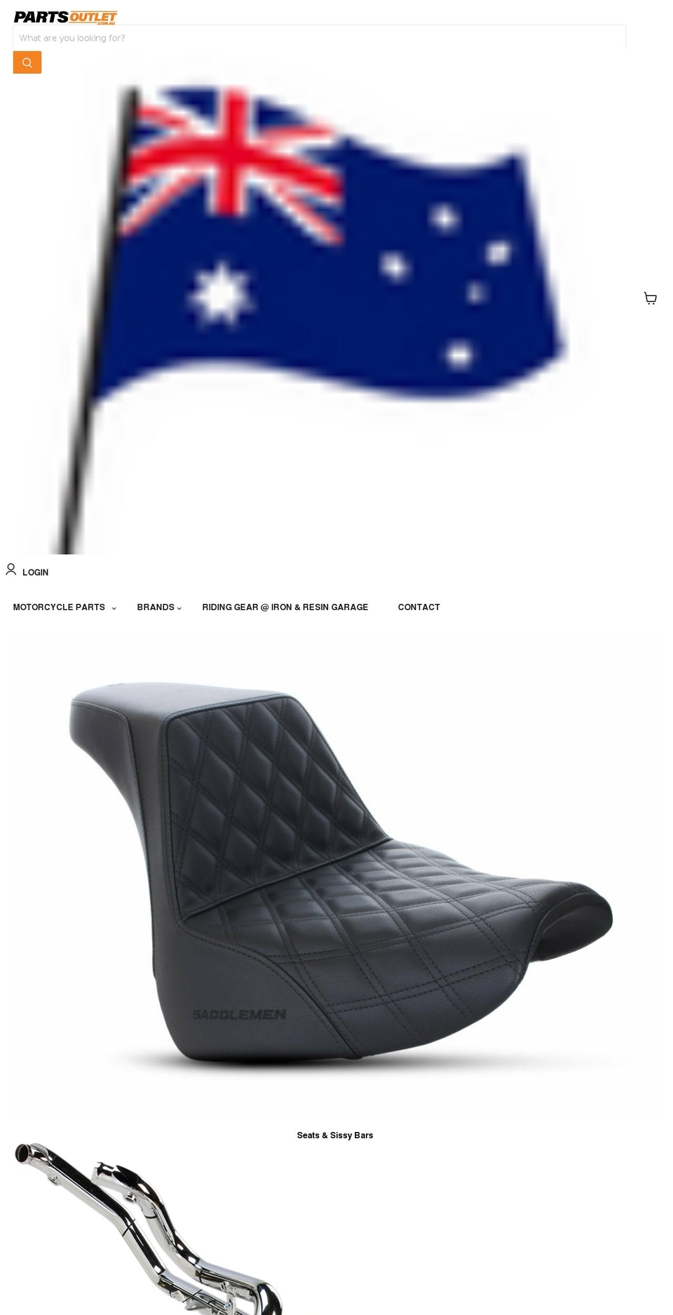 partsoutlet.com.au shopify website screenshot