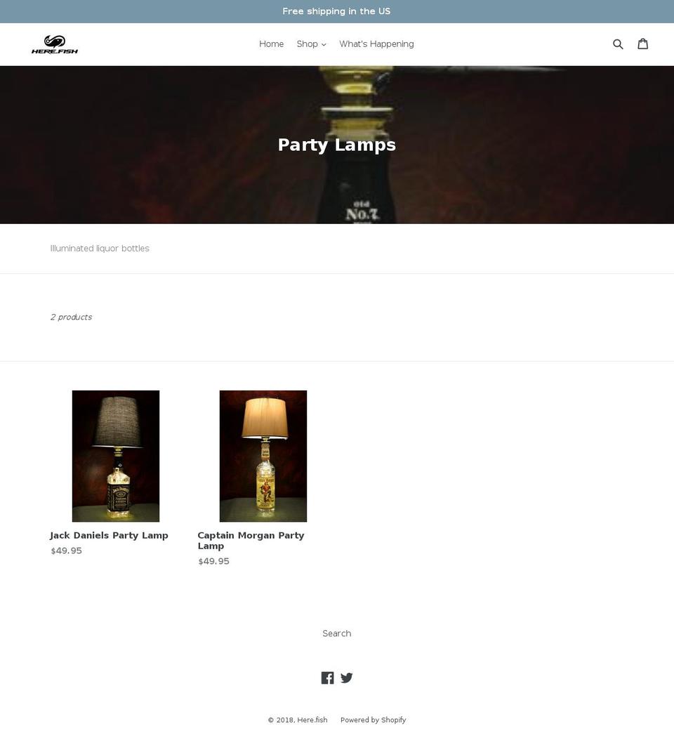 partylamp.com — Shopify storefront screenshot