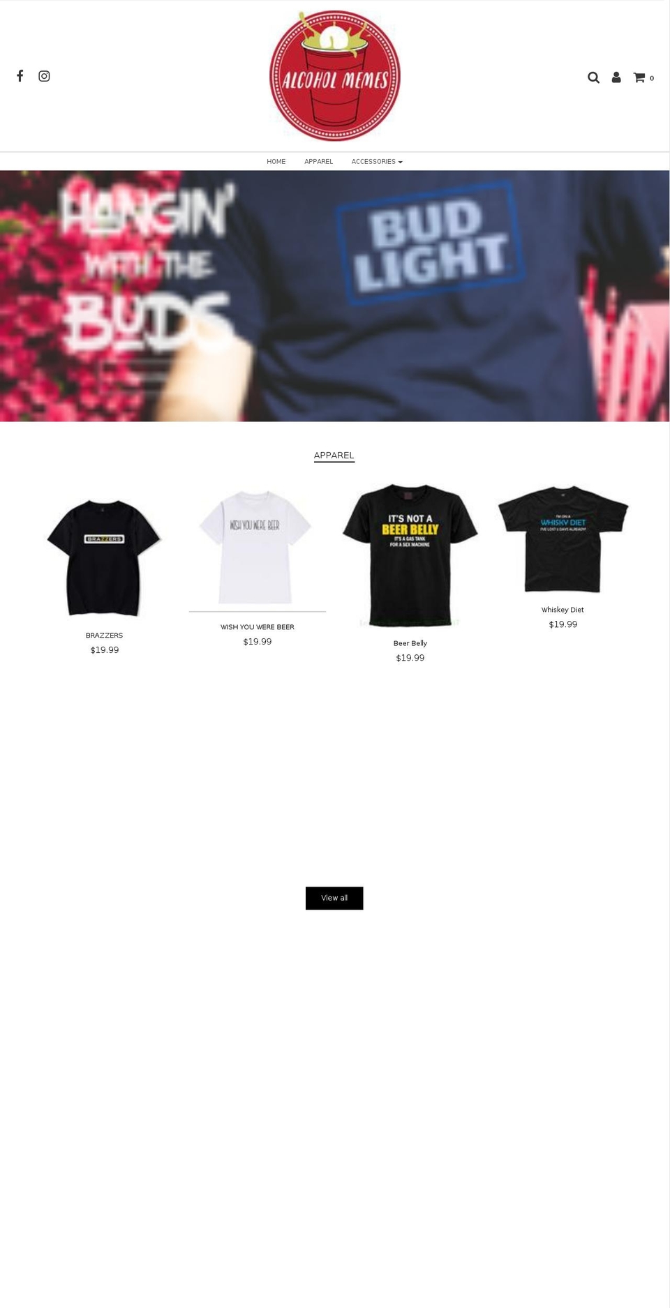 partynextdoor.ca shopify website screenshot