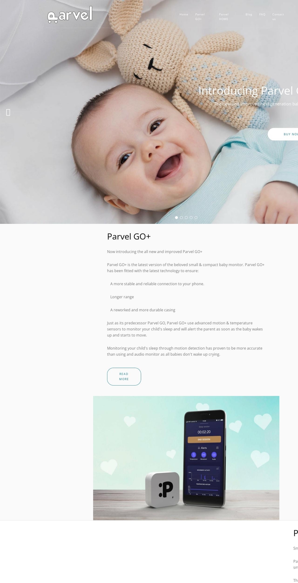 Parvel Shopify theme site example parvel.se