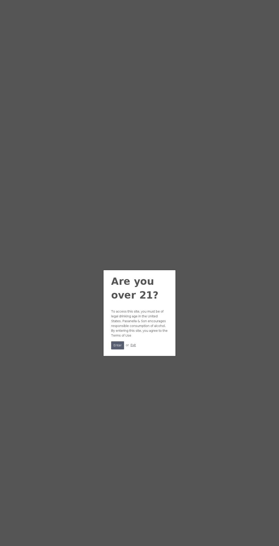 March  Version Shopify theme site example pasanellaandson.com