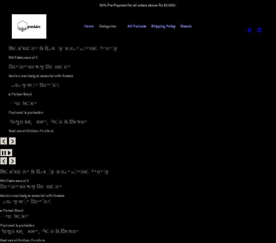 pashios.com shopify website screenshot